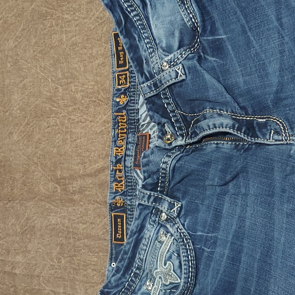 Rock revival Size 34 boot cut jeans.